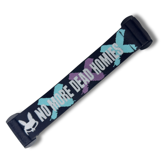 NO MORE DEAD HOMIES OVERDOSE AND SUICIDE AWARENESS V3 WOVEN STRAP (NEW AND IMPROVED)