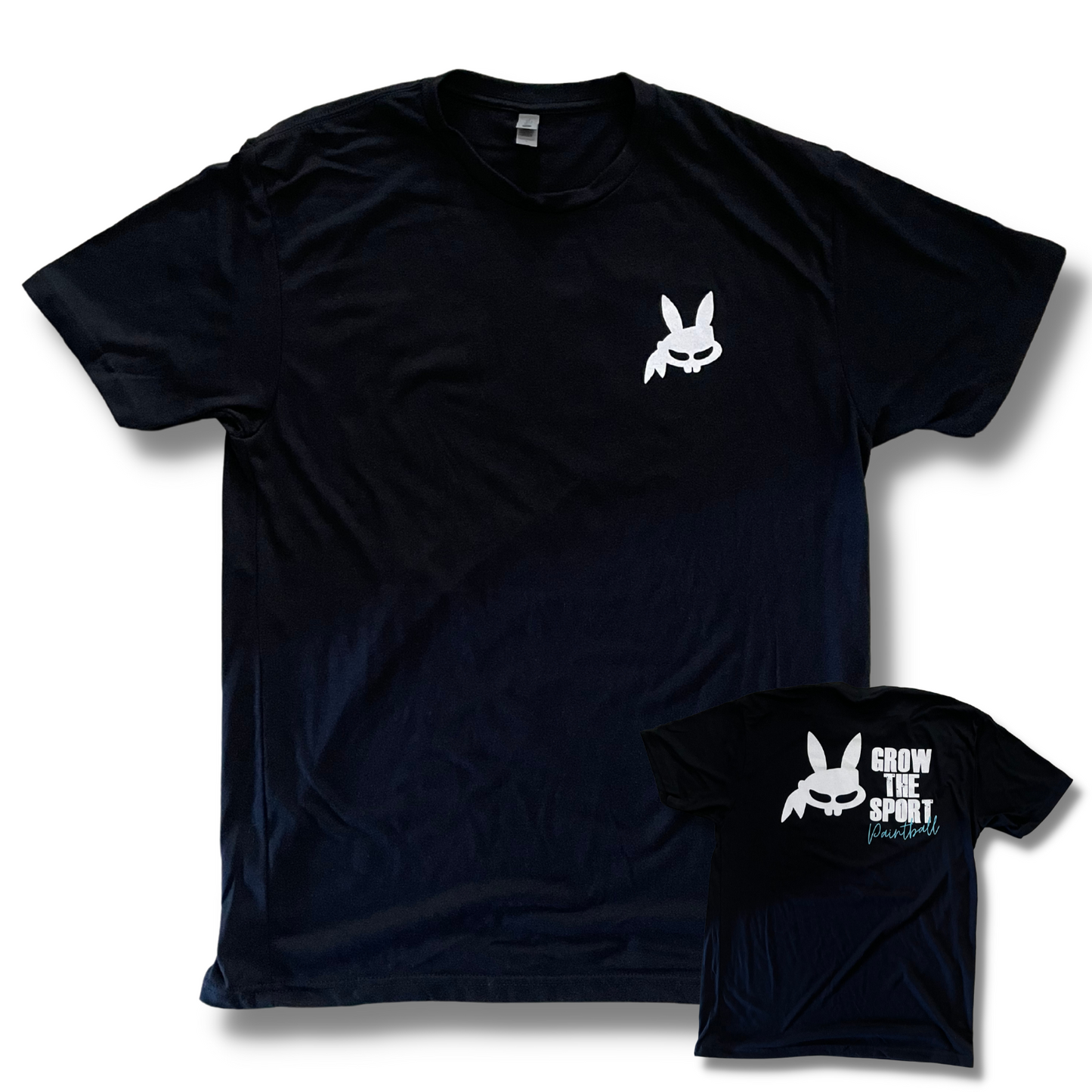 BLACK TRI BLEND PLAYER TEE