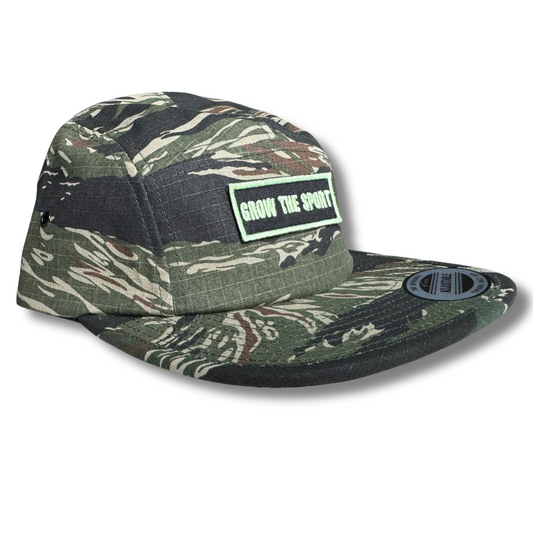 GLOW IN THE DARK LIME TAG CAMPER CAP