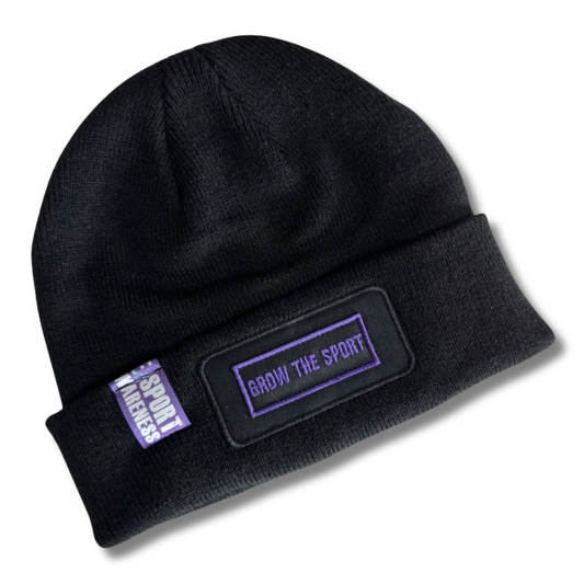 ADDICTION AWARENESS - BLACK FOLD BEANIE