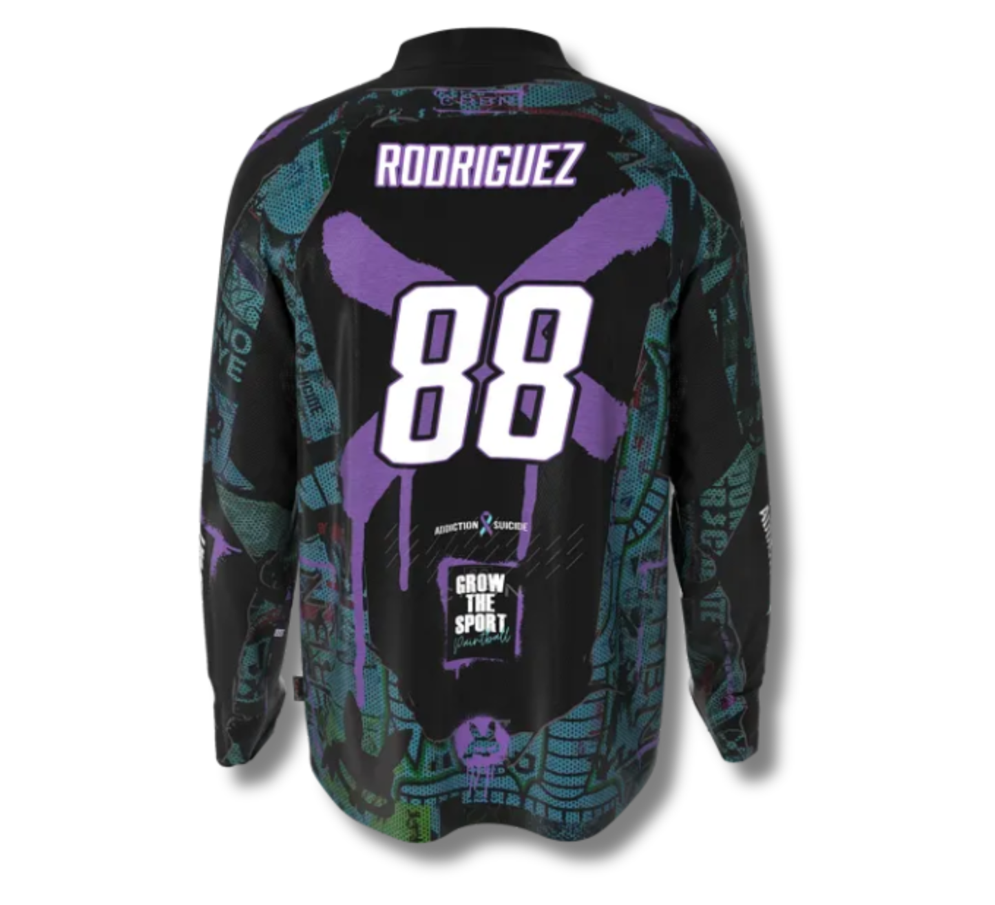 2026 (PRE ORDER) SUICIDE ADDICTION AWARENESS NO MORE DEAD HOMIES - CUSTOMIZABLE SC CRBN JERSEY