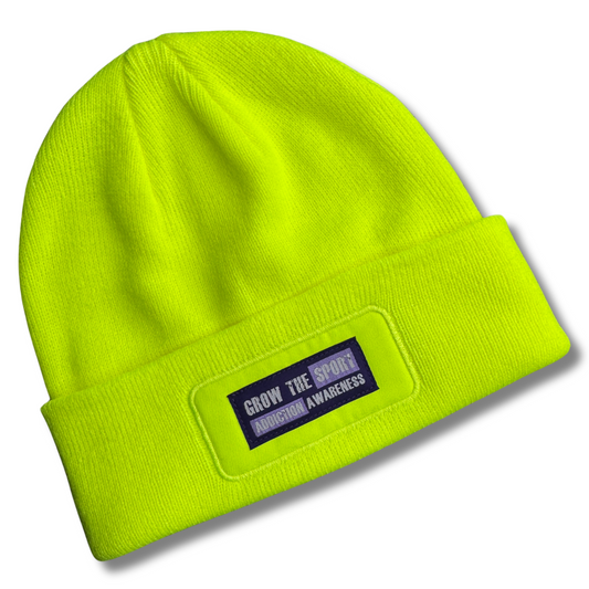 ADDICTION AWARENESS - HIGHLIGHTER FOLD BEANIE