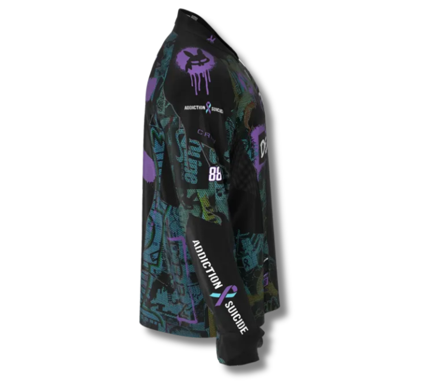 2026 (PRE ORDER) SUICIDE ADDICTION AWARENESS NO MORE DEAD HOMIES - CUSTOMIZABLE SC CRBN JERSEY