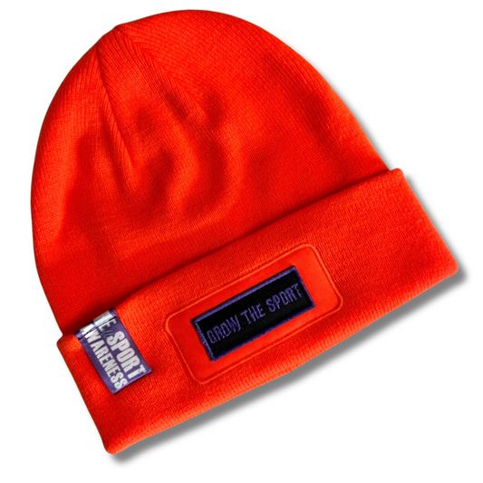 ADDICTION AWARENESS - ORANGE FOLD BEANIE