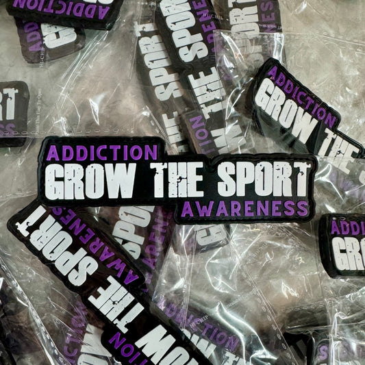 5 INCH - ADDICTION AWARENESS - GEAR BAG PATCH