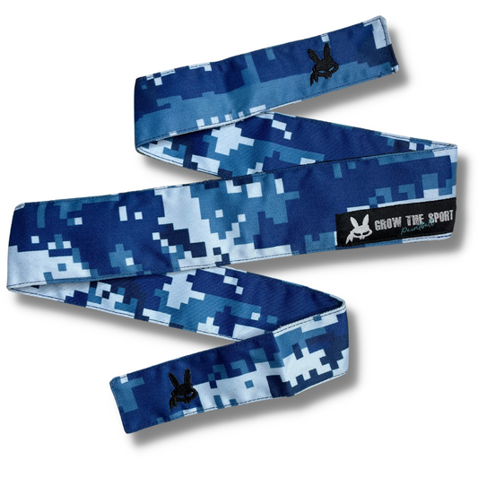 BLUE DIGI - COTTON TWILL